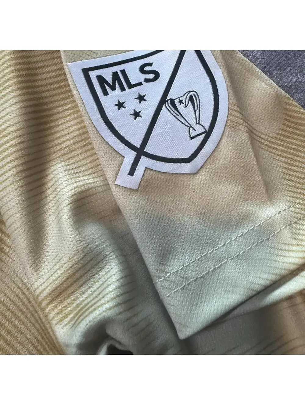 Adidas LA Galaxy 2025/26 Away Jersey Tan & Cream, Size 2XL